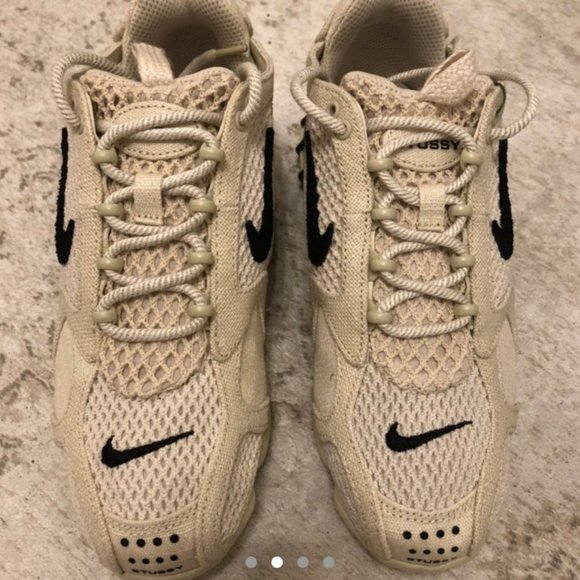 Nike Air Zoom Spiridon Cage 2 Stussy Fossil - Picture 2 of 4